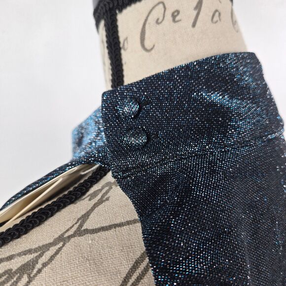 Choosy Women's Size XL Metallic Long Sleeve Open Shoulder Bodycon Dress NWT - Picture 5 of 11